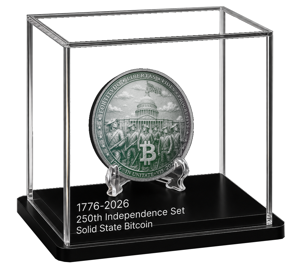 Silver Token Display Case
